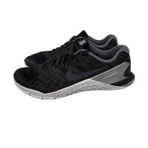 Nike Shoes Metcon 3 Metallic Black Gray Training Sneakers Size Women's 7